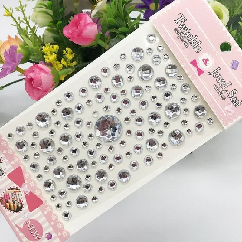 Sparkling Glitter Face Stickers for Kids - Dazzling Rhinestone Jewels for Eye and Face Makeup - Perfect for Festivals and Parties - Model ZS006