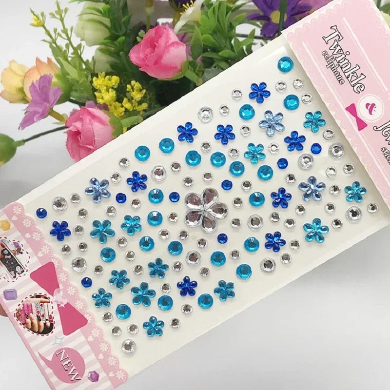 Sparkling Glitter Face Stickers for Kids - Dazzling Rhinestone Jewels for Eye and Face Makeup - Perfect for Festivals and Parties - Model ZS006