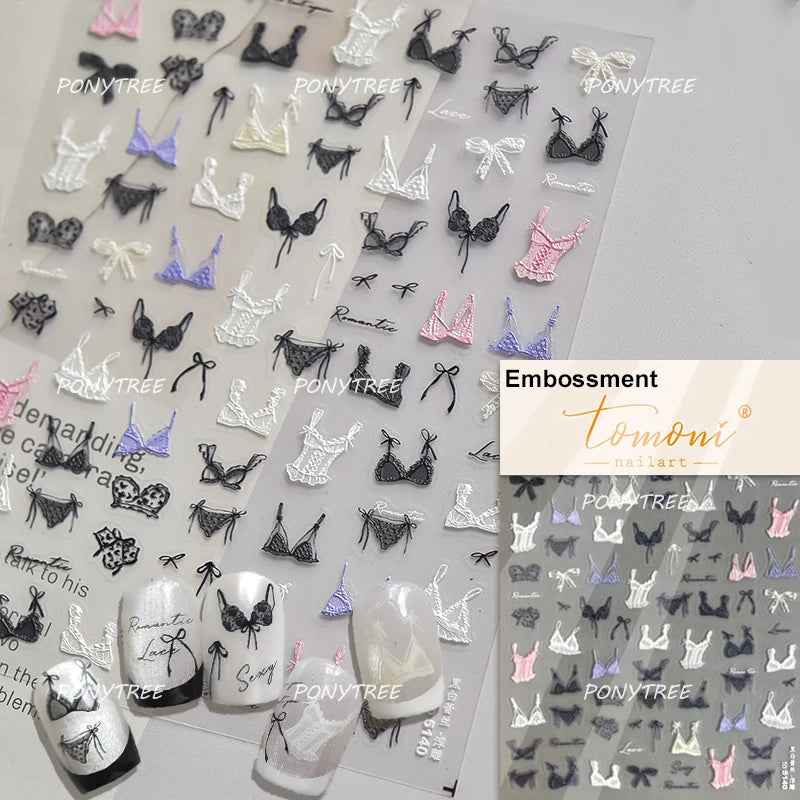 Transform Your Nails with Cute Cat Sunglasses 5D Nail Art Stickers - Perfect for Summer Manicures!