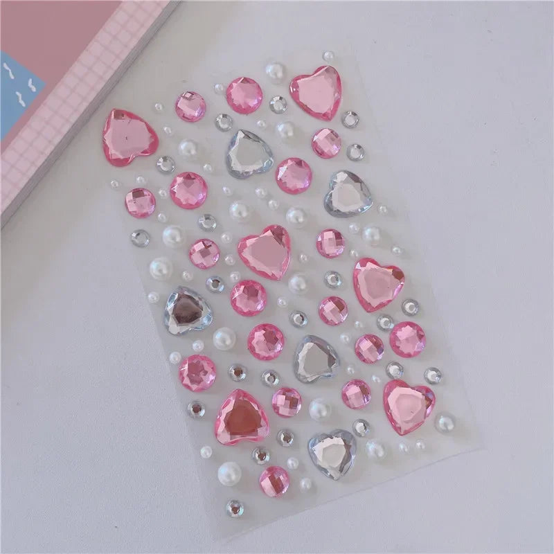 Sparkling Glitter Face Stickers for Kids - Dazzling Rhinestone Jewels for Eye and Face Makeup - Perfect for Festivals and Parties - Model ZS006