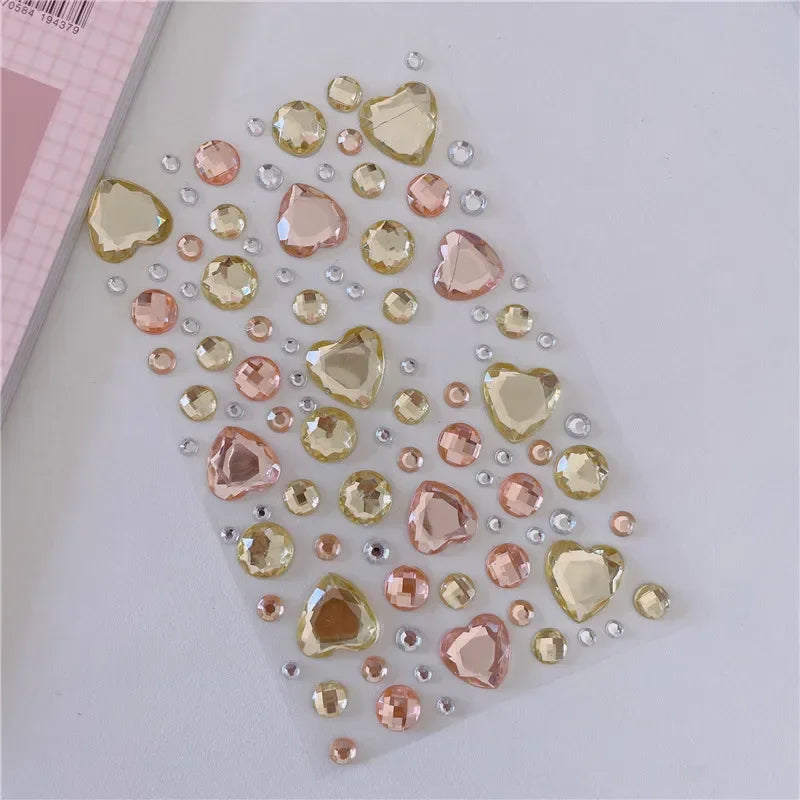 Sparkling Glitter Face Stickers for Kids - Dazzling Rhinestone Jewels for Eye and Face Makeup - Perfect for Festivals and Parties - Model ZS006