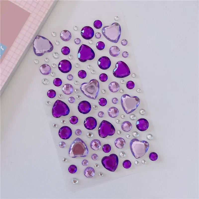 Sparkling Glitter Face Stickers for Kids - Dazzling Rhinestone Jewels for Eye and Face Makeup - Perfect for Festivals and Parties - Model ZS006
