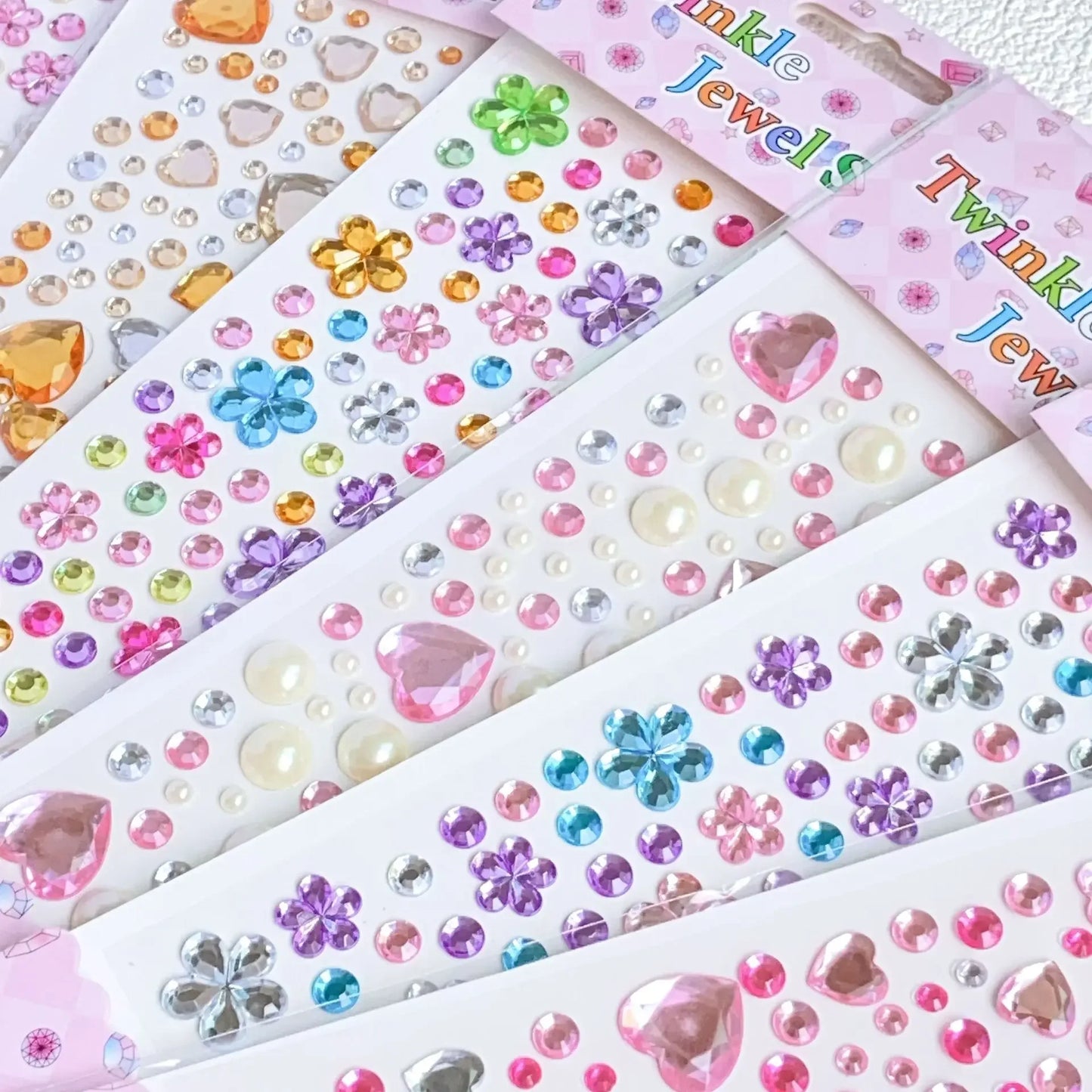 Sparkling Glitter Face Stickers for Kids - Dazzling Rhinestone Jewels for Eye and Face Makeup - Perfect for Festivals and Parties - Model ZS006
