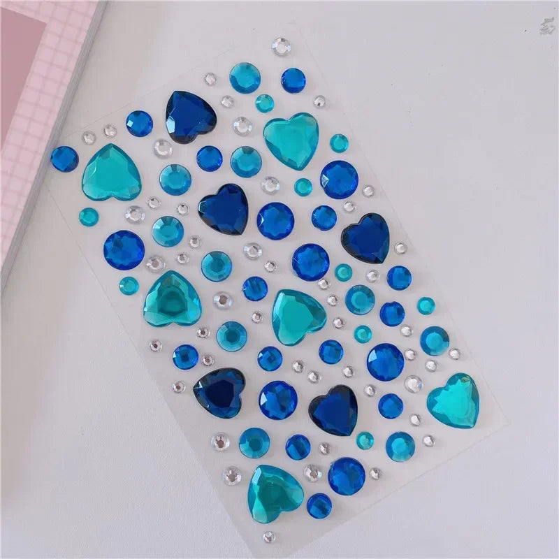 Sparkling Glitter Face Stickers for Kids - Dazzling Rhinestone Jewels for Eye and Face Makeup - Perfect for Festivals and Parties - Model ZS006