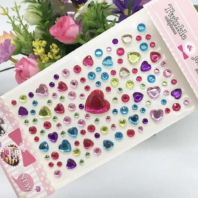 Sparkling Glitter Face Stickers for Kids - Dazzling Rhinestone Jewels for Eye and Face Makeup - Perfect for Festivals and Parties - Model ZS006
