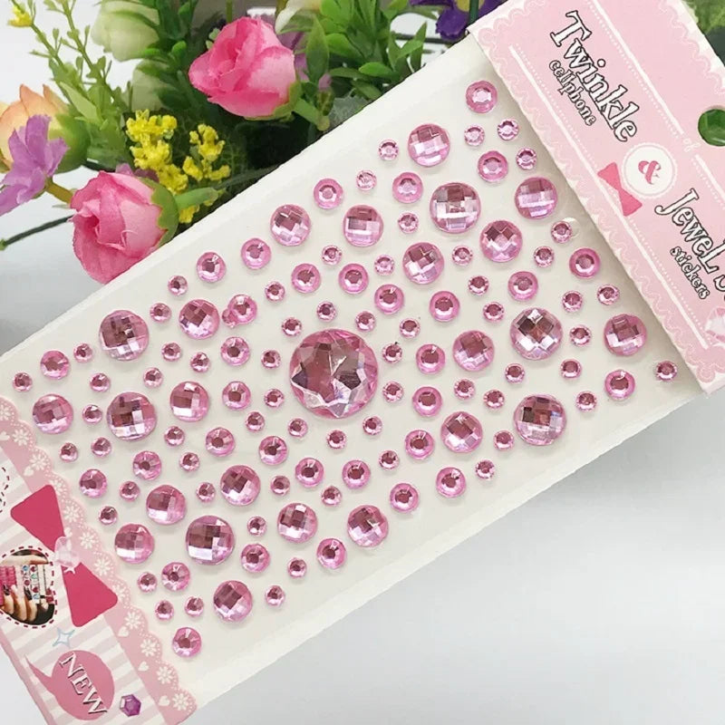 Sparkling Glitter Face Stickers for Kids - Dazzling Rhinestone Jewels for Eye and Face Makeup - Perfect for Festivals and Parties - Model ZS006
