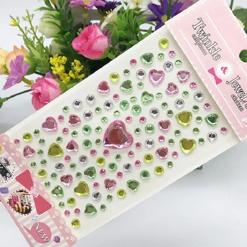 Sparkling Glitter Face Stickers for Kids - Dazzling Rhinestone Jewels for Eye and Face Makeup - Perfect for Festivals and Parties - Model ZS006