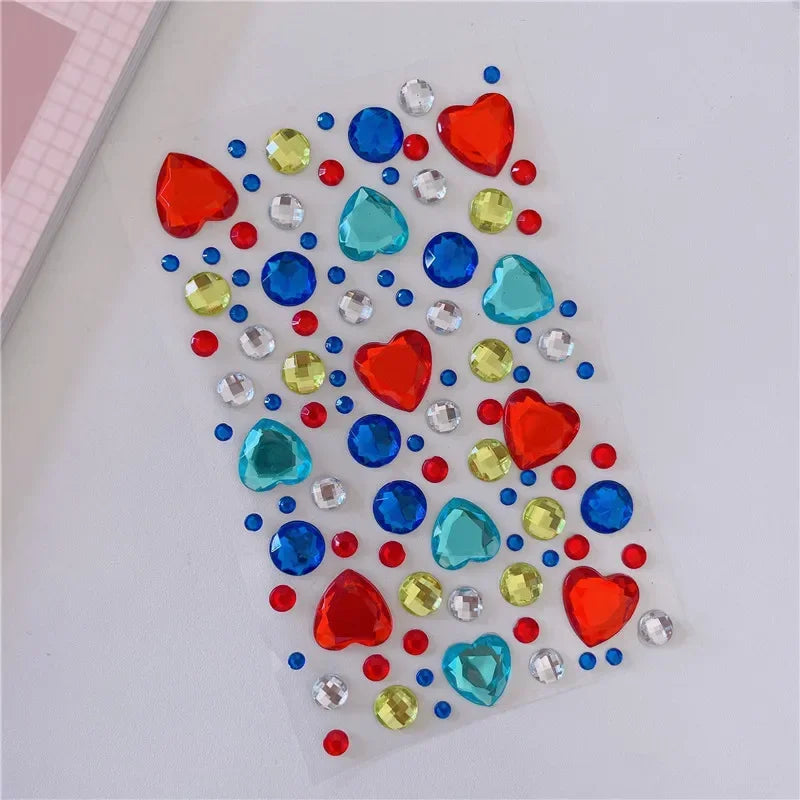 Sparkling Glitter Face Stickers for Kids - Dazzling Rhinestone Jewels for Eye and Face Makeup - Perfect for Festivals and Parties - Model ZS006