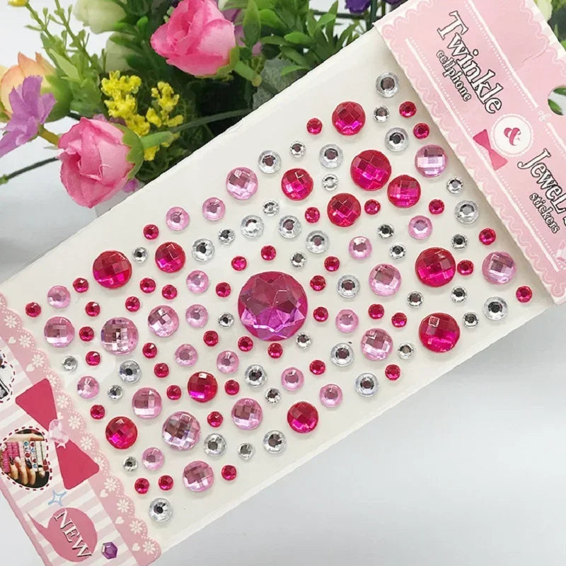 Sparkling Glitter Face Stickers for Kids - Dazzling Rhinestone Jewels for Eye and Face Makeup - Perfect for Festivals and Parties - Model ZS006