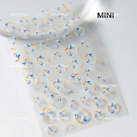 Transform Your Nails with Cute Cat Sunglasses 5D Nail Art Stickers - Perfect for Summer Manicures!