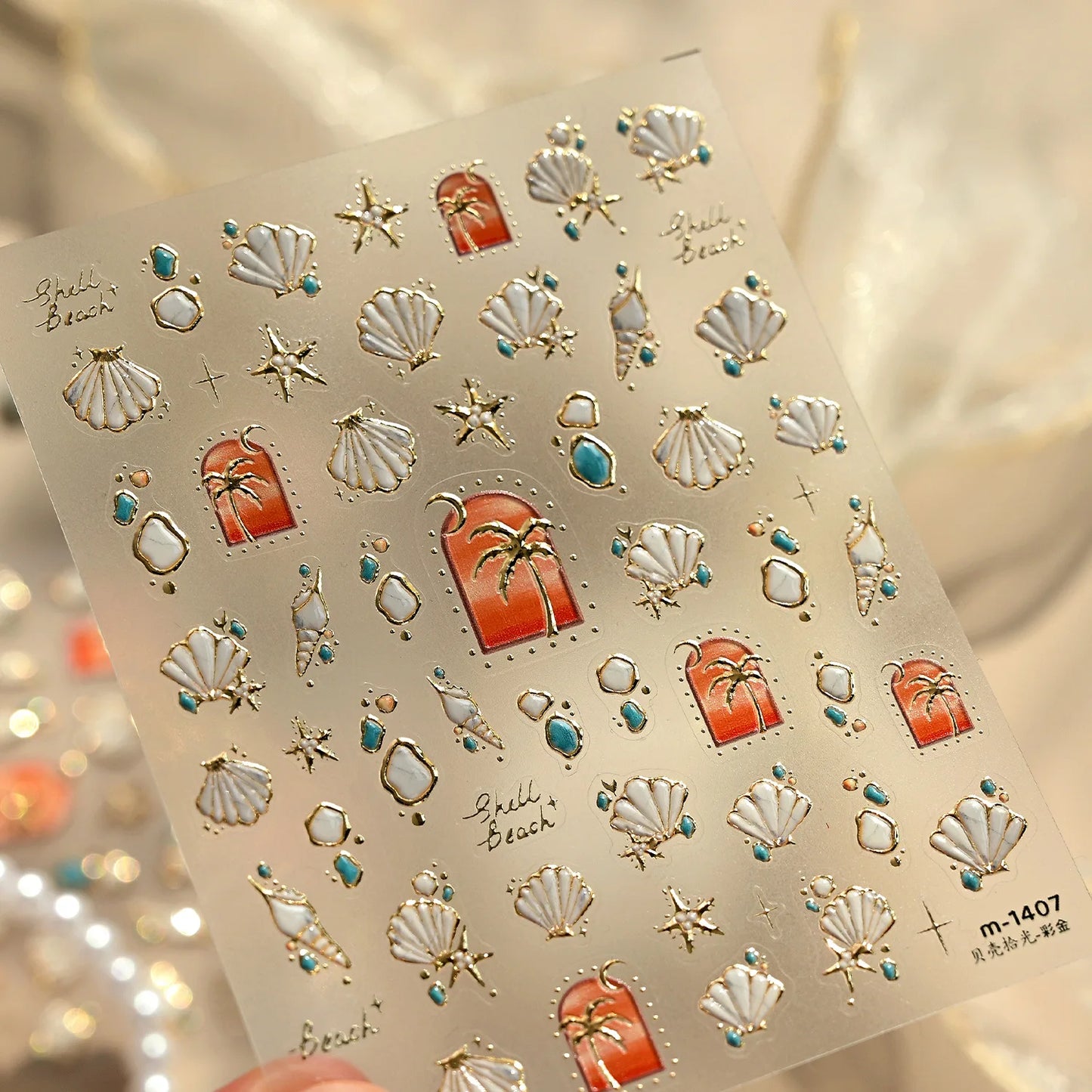Elevate Your Nail Game with Vintage Plaid Star 5D Nail Art Stickers - Perfect for Stylish Manicures!