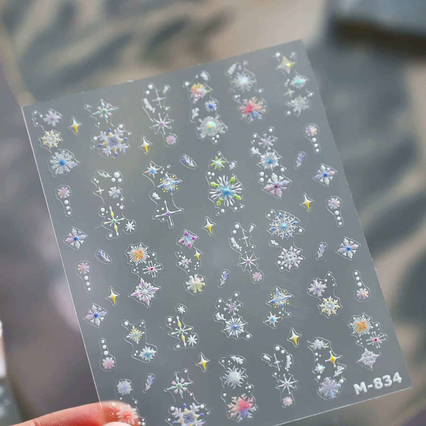 Elevate Your Nail Game with Vintage Plaid Star 5D Nail Art Stickers - Perfect for Stylish Manicures!