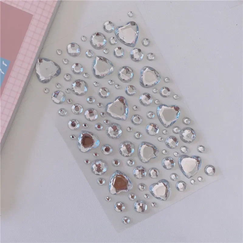 Sparkling Glitter Face Stickers for Kids - Dazzling Rhinestone Jewels for Eye and Face Makeup - Perfect for Festivals and Parties - Model ZS006