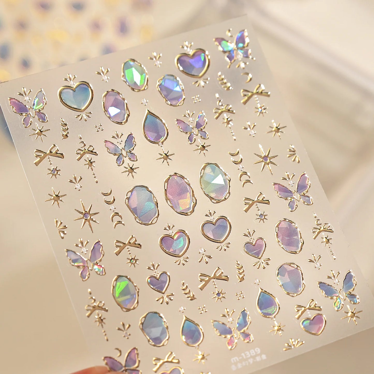 Elevate Your Nail Game with Vintage Plaid Star 5D Nail Art Stickers - Perfect for Stylish Manicures!