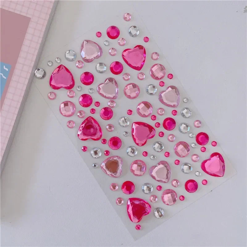 Sparkling Glitter Face Stickers for Kids - Dazzling Rhinestone Jewels for Eye and Face Makeup - Perfect for Festivals and Parties - Model ZS006