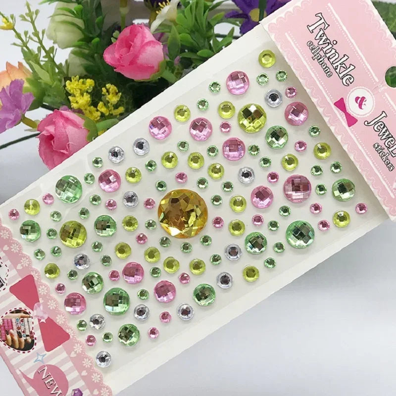 Sparkling Glitter Face Stickers for Kids - Dazzling Rhinestone Jewels for Eye and Face Makeup - Perfect for Festivals and Parties - Model ZS006