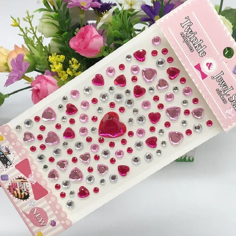 Sparkling Glitter Face Stickers for Kids - Dazzling Rhinestone Jewels for Eye and Face Makeup - Perfect for Festivals and Parties - Model ZS006