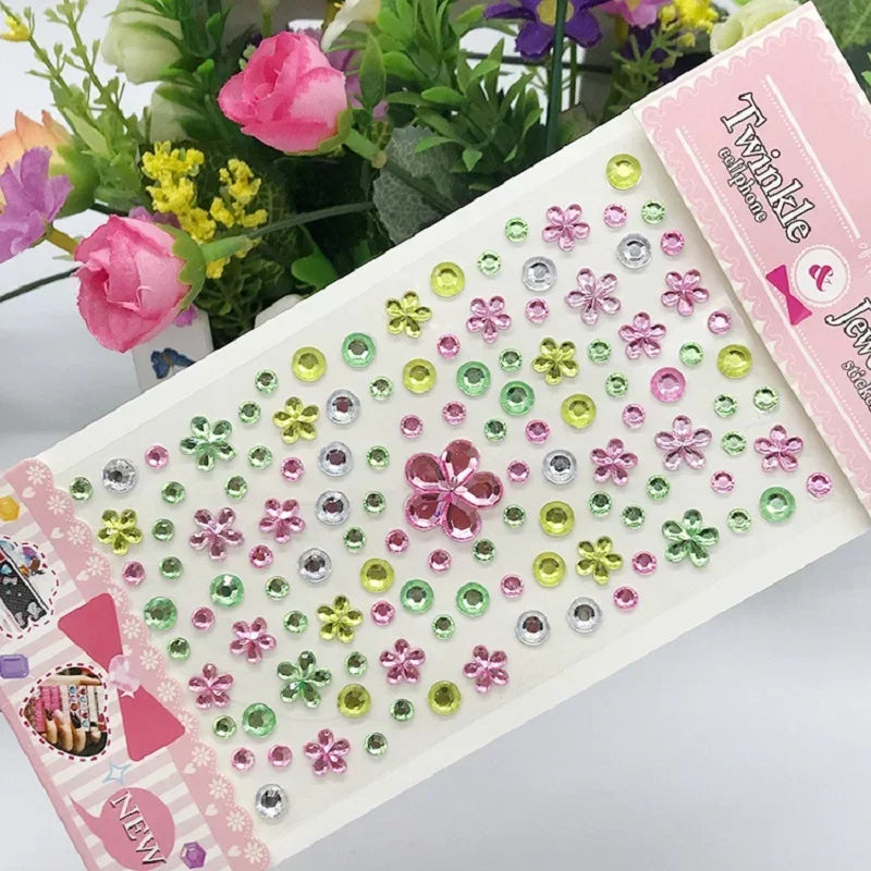 Sparkling Glitter Face Stickers for Kids - Dazzling Rhinestone Jewels for Eye and Face Makeup - Perfect for Festivals and Parties - Model ZS006