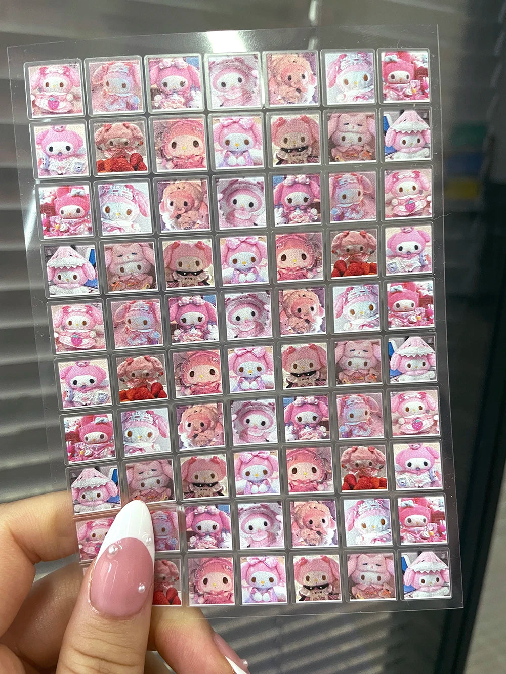 Mini Pvc Hellokitty Adhesive Stickers Nail Art Decor Cartoon Cute Hello Kitty Animals Scrapbook Handbook Waterproof Sticker Gift
